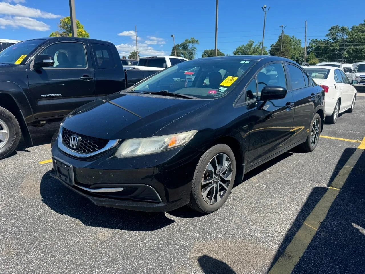 Used 2015 Crystal Black Pearl Honda 4dr CVT EX image 6