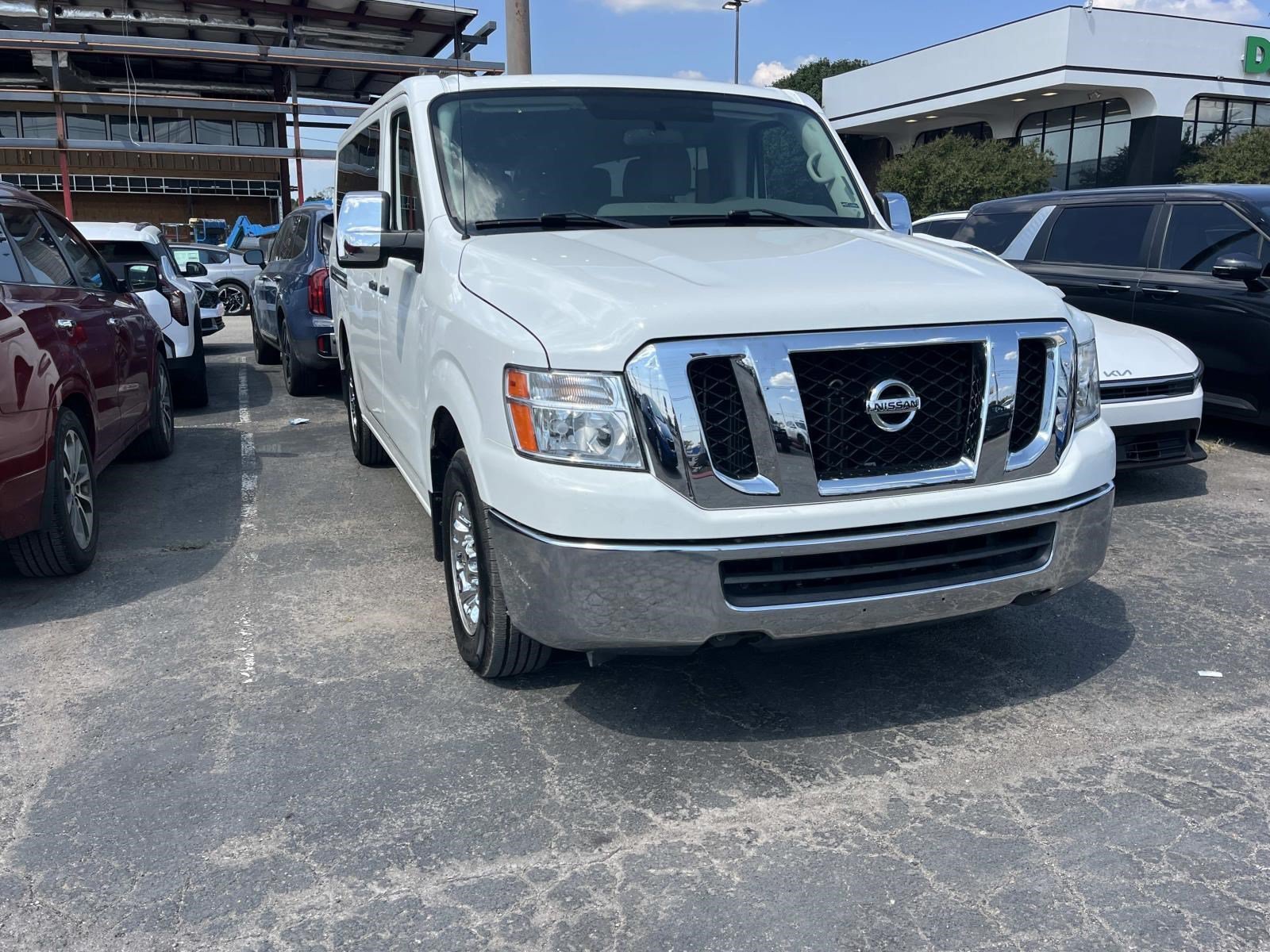 Used 2021 Glacier White Nissan NV3500 HD SV image 1
