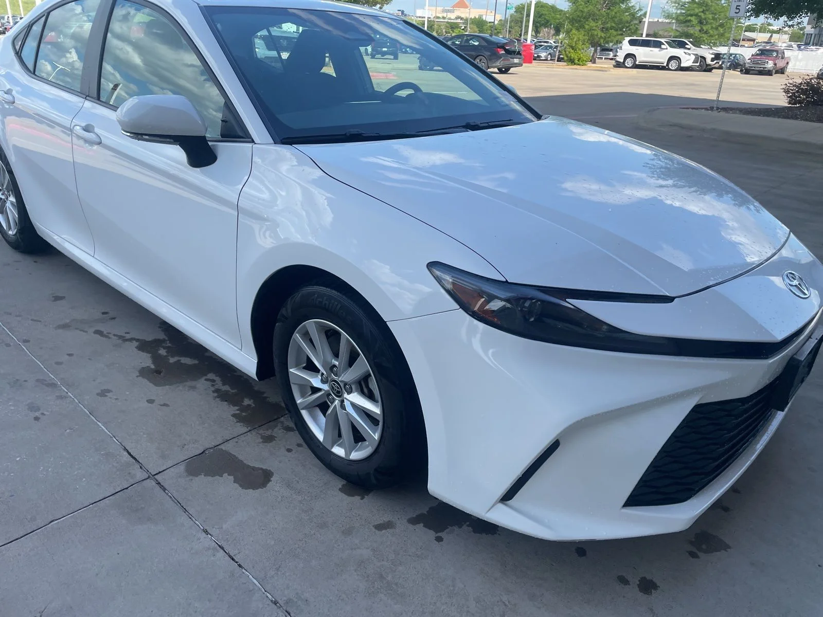 Used 2025 White Toyota LE image 4