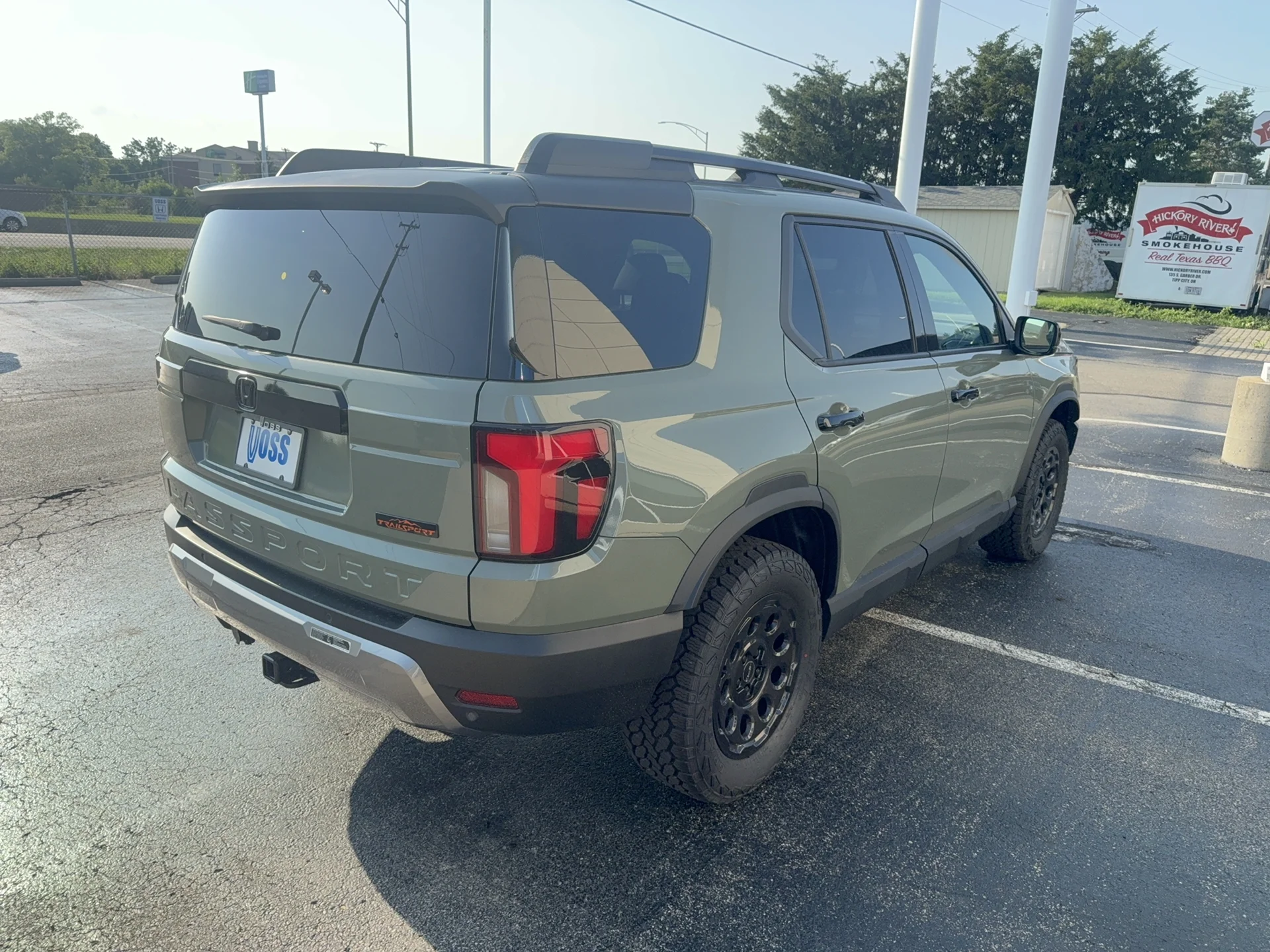 New 2026 Ash Green Metallic Honda TrailSport Elite Blackout image 5