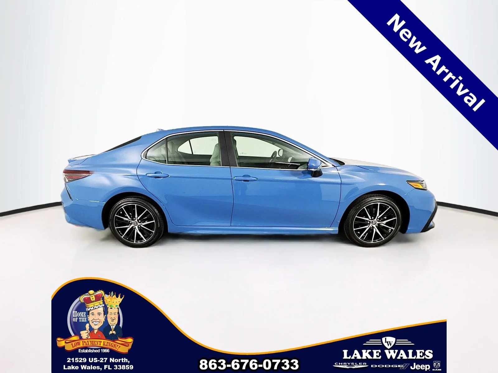 Used 2024 Blue Toyota SE image 8