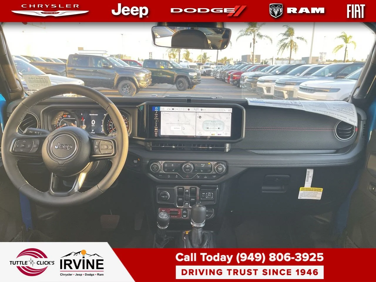 New 2026 Hydro Blue Pearl-Coat Exterior Paint Jeep Rubicon X image 2
