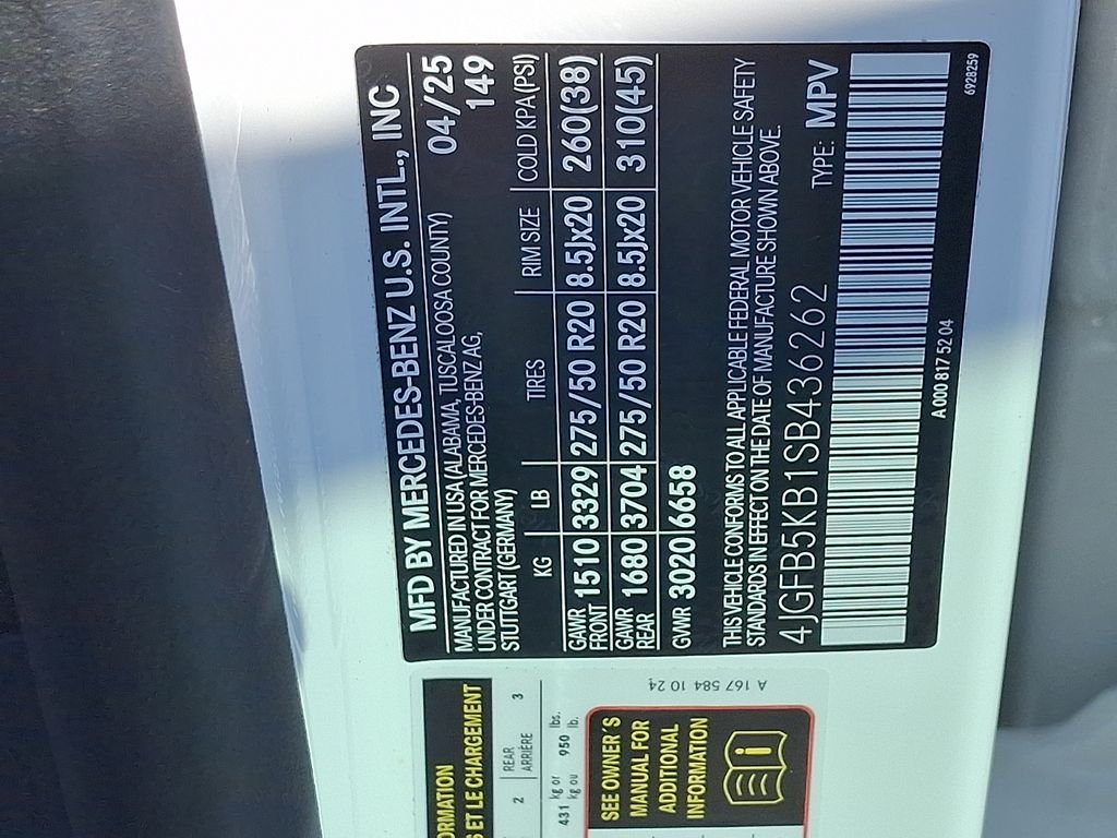 Certified Used 2025 Polar White Mercedes-Benz GLE 450 image 27