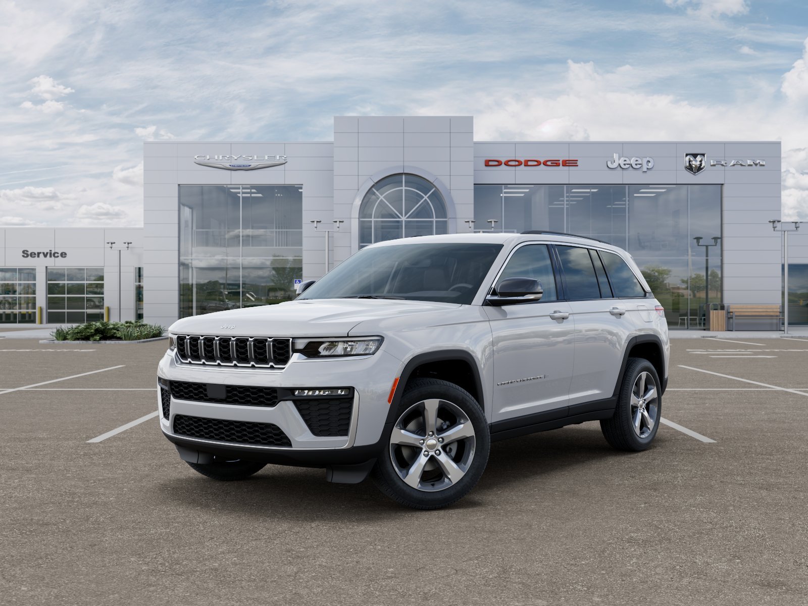 New 2026 Bright White Clear-Coat Exterior Paint Jeep Limited image 35