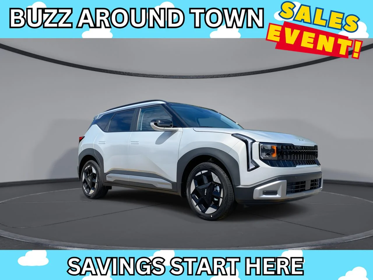New 2027 Ivory Silver Kia EX image 2