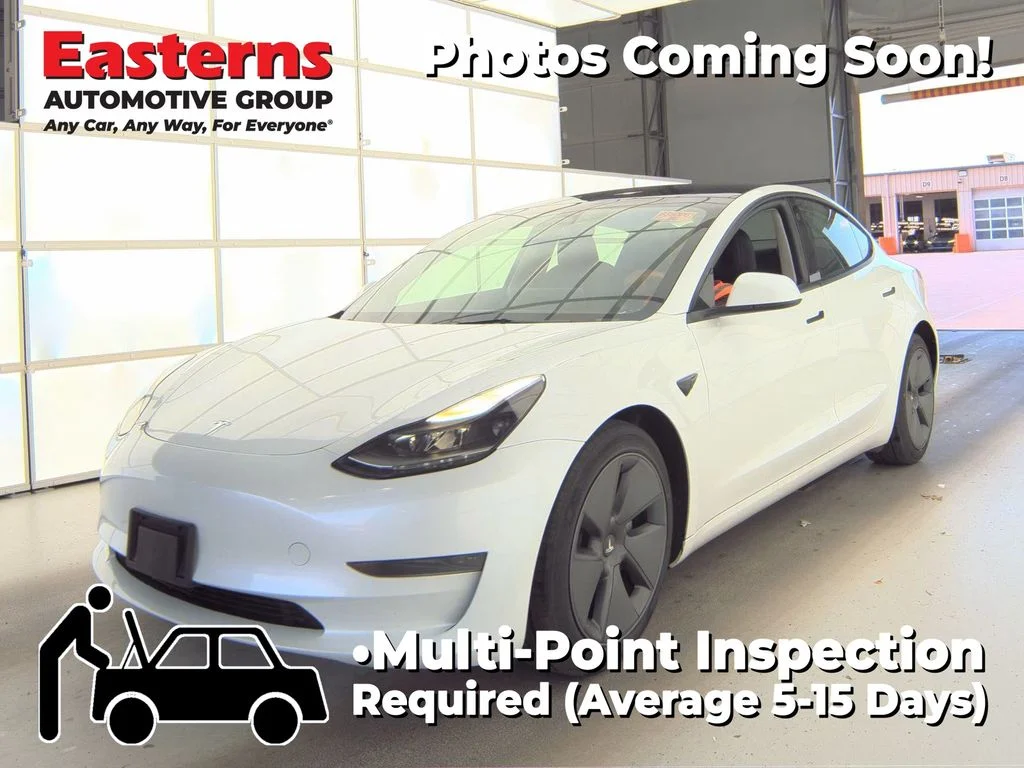 Used 2023 White Tesla Base image 1