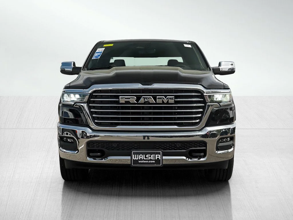 New 2026 Diamond Black Crystal Pearlcoat RAM LARAMIE image 2