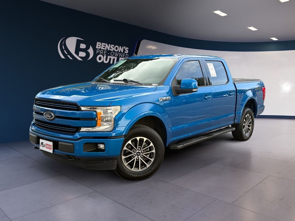 Used 2019 Blue Ford Lariat image 1