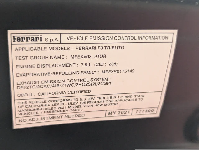 Used 2021 Red Ferrari Base image 39