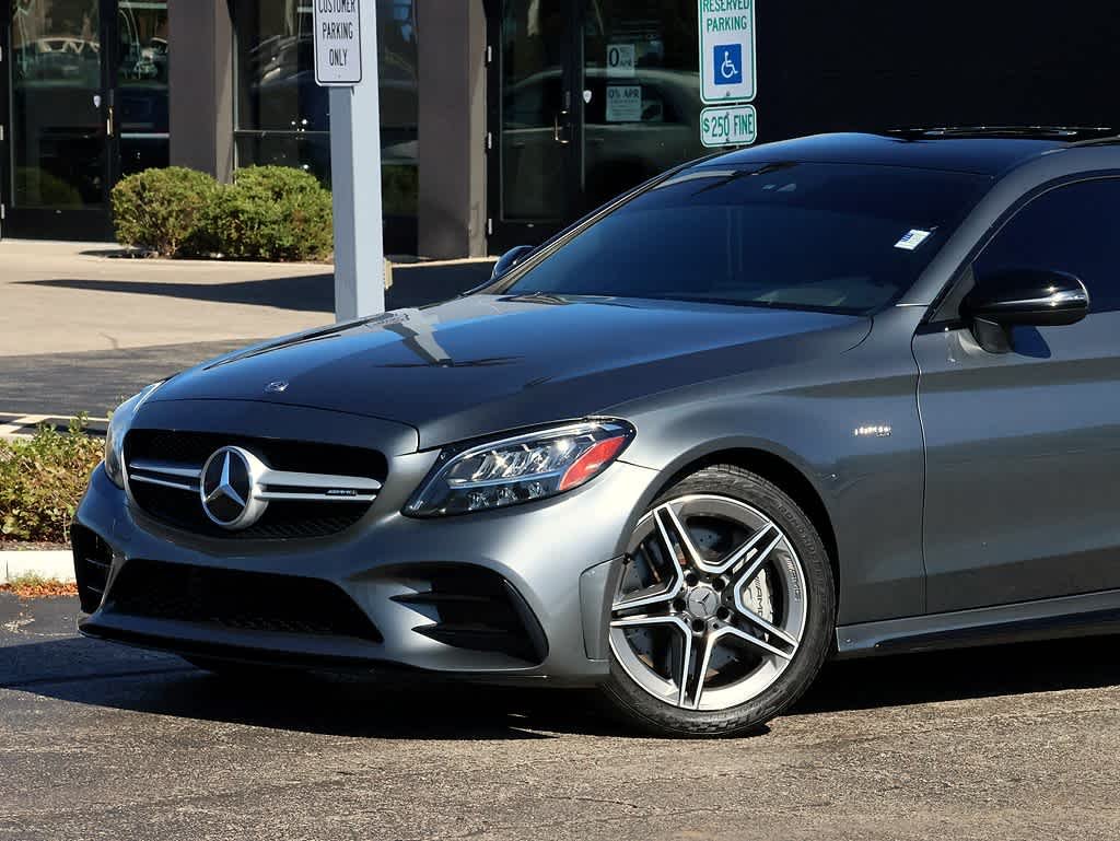 Used 2020 Selenite Grey Metallic Mercedes-Benz AMG® C 43 image 3
