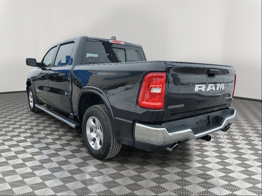 Used 2025 Diamond Black Crystal Pearl Coat Ram Big Horn image 3