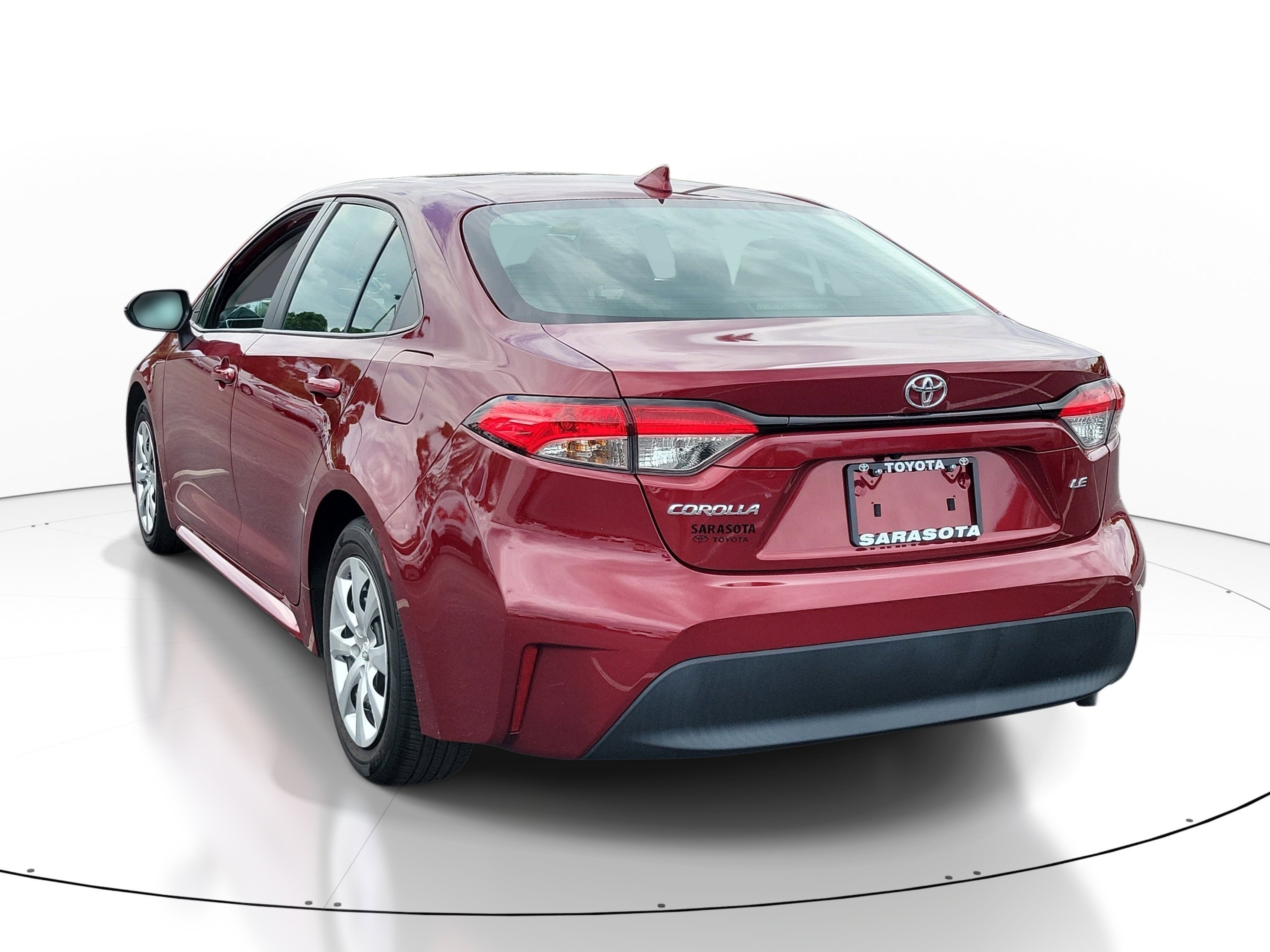 Used 2024 Ruby Flare Pearl Toyota LE image 3