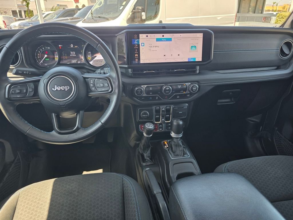 Used 2024 Gray Jeep Rubicon 4xe image 19