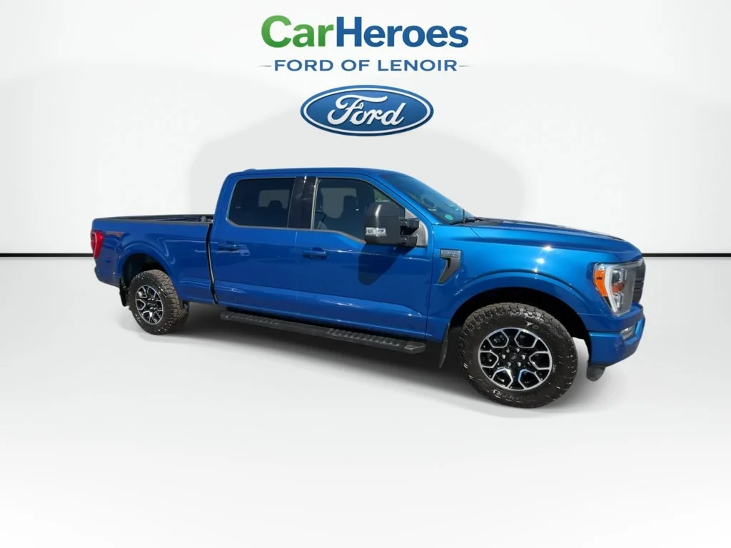 Used 2022 Atlas Blue Metallic Ford XLT image 3