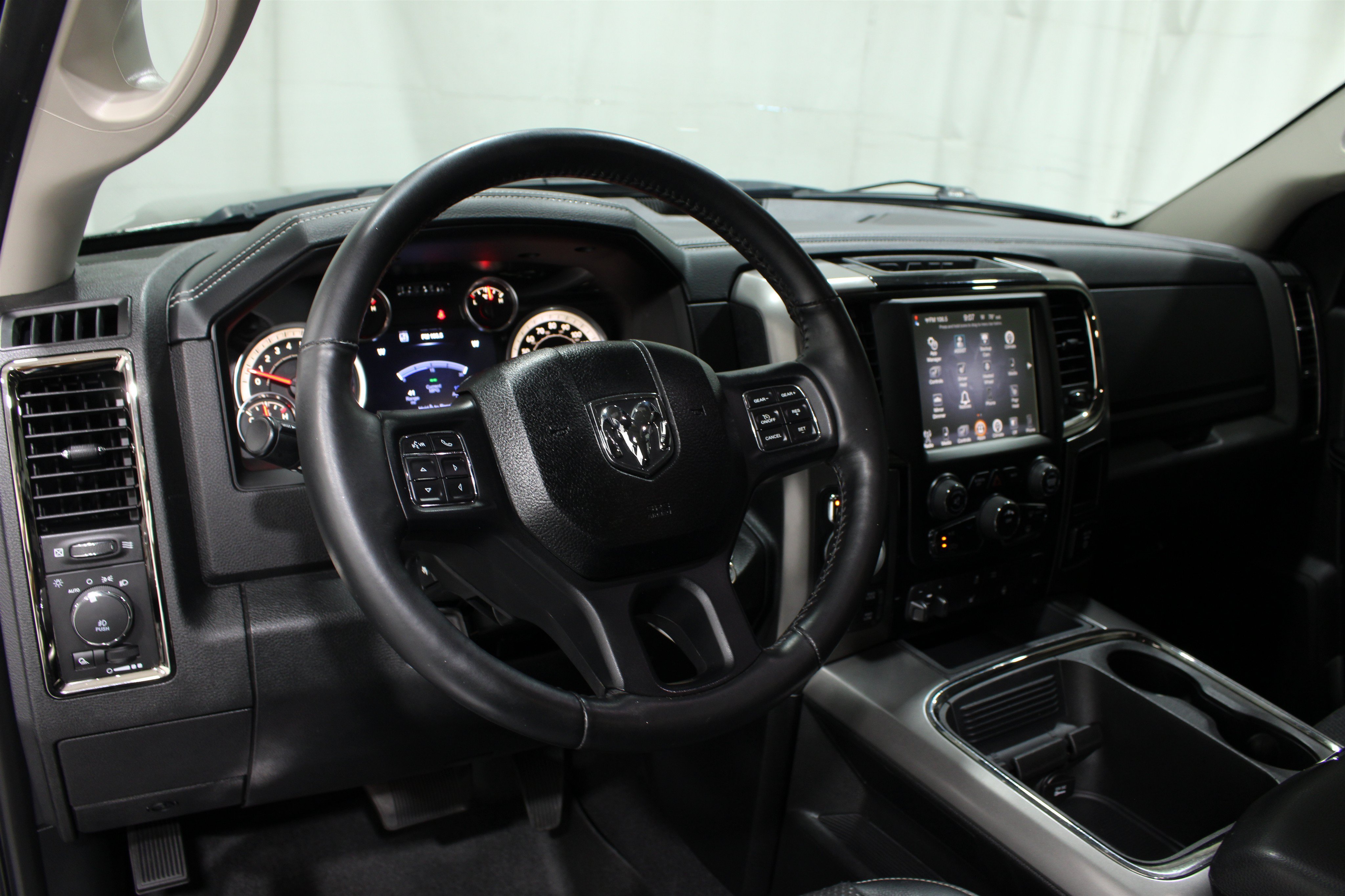 Used 2017 Brilliant Black Crystal Pearlcoat Ram Sport image 2