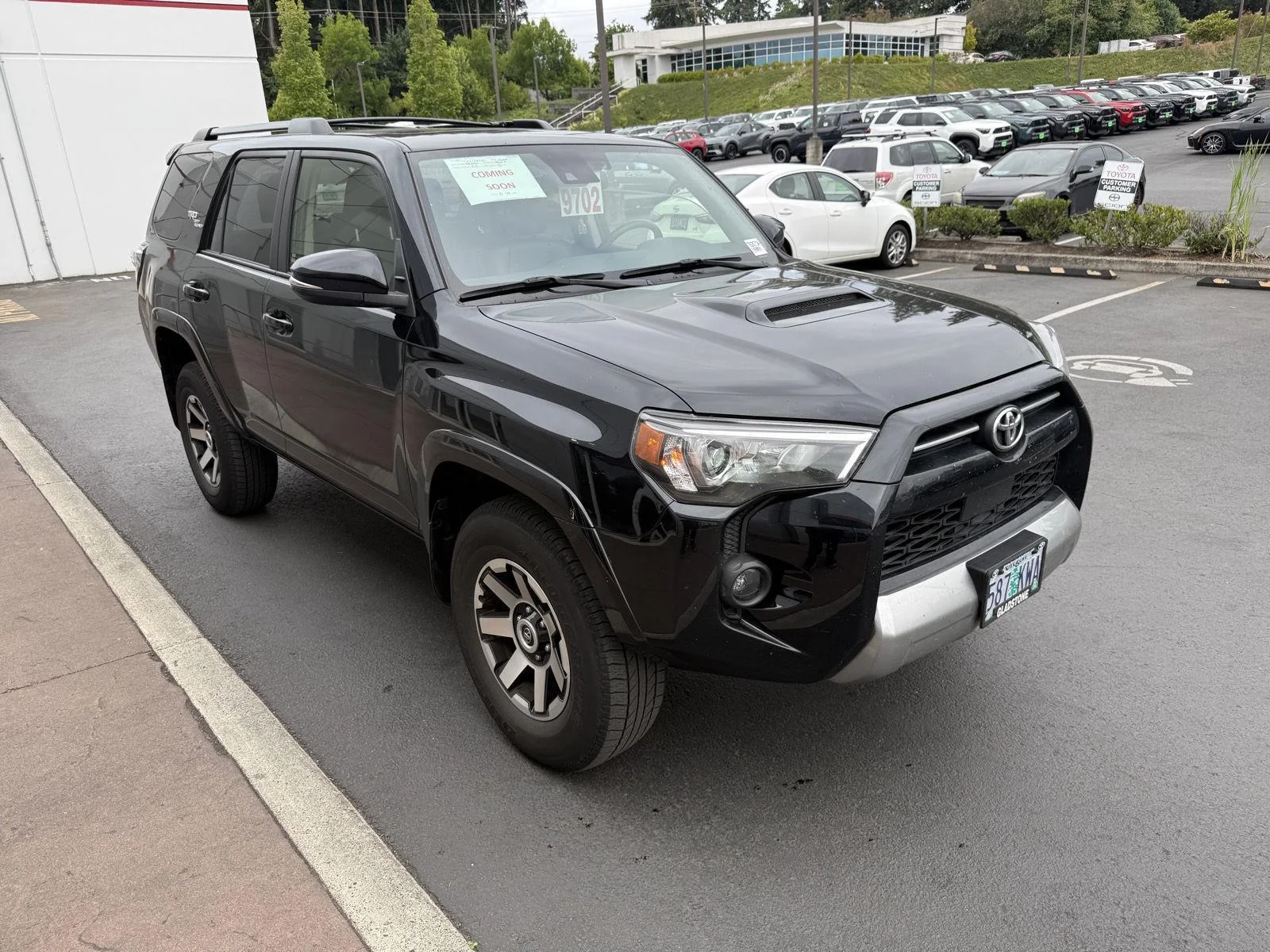 Used 2023 Midnight Black Metallic Toyota TRD Off Road Premium image 7