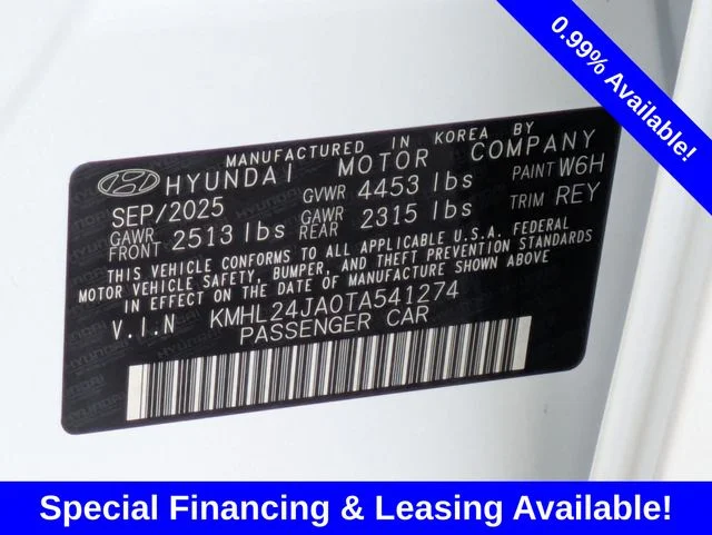 Certified Used 2026 White Hyundai SE image 22