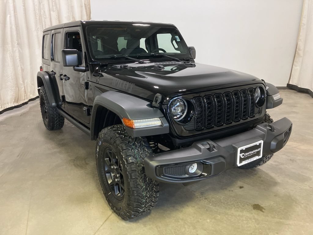 New 2026 Black Clearcoat Jeep Willys image 1