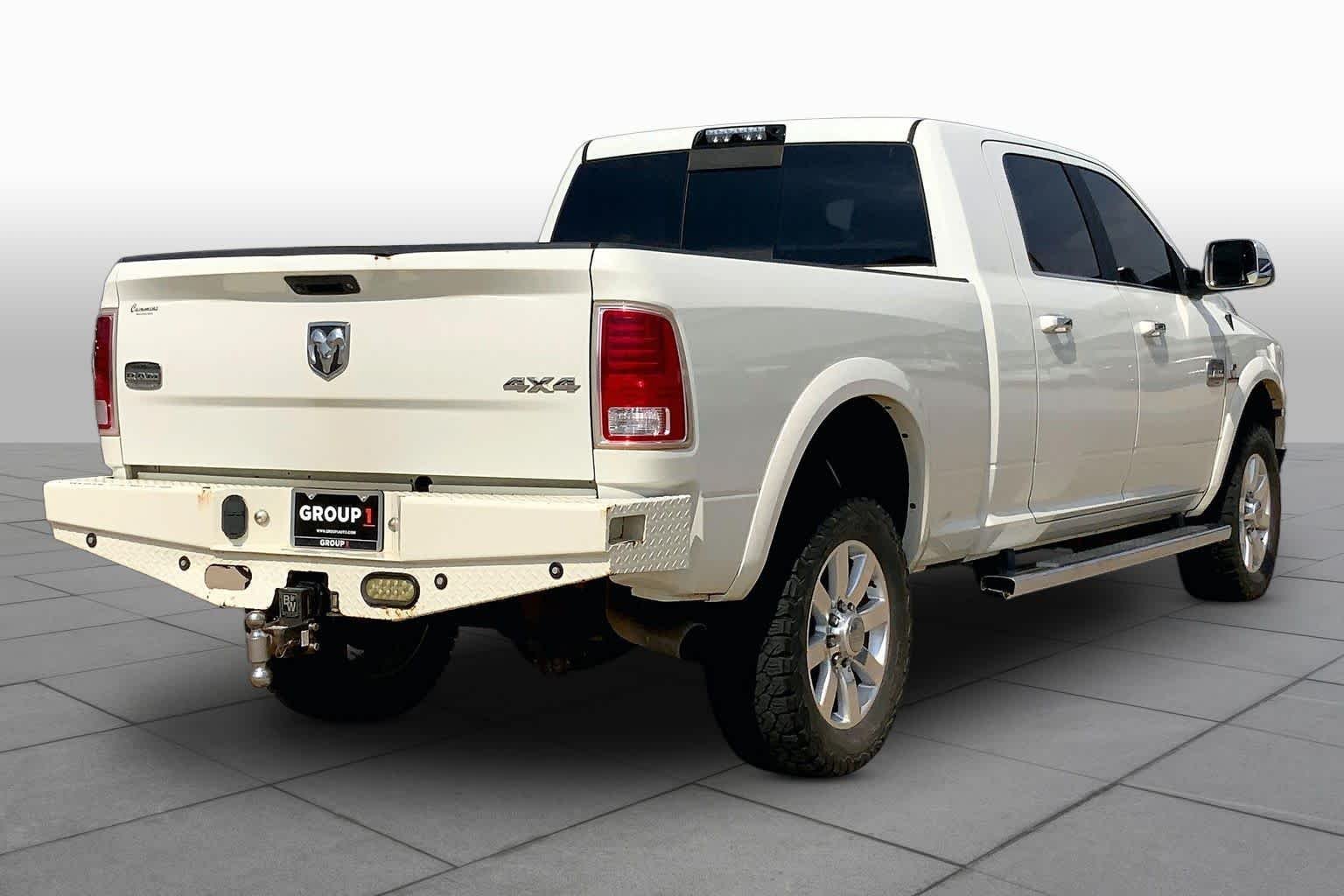 Used 2017 Pearl White Ram Longhorn image 12