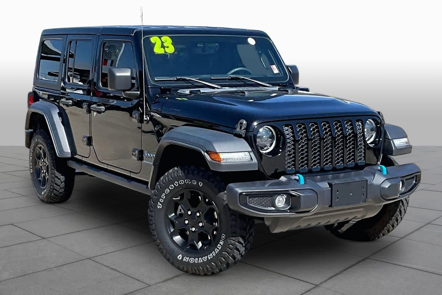 Used 2023 Black Clearcoat Jeep Willys image 3
