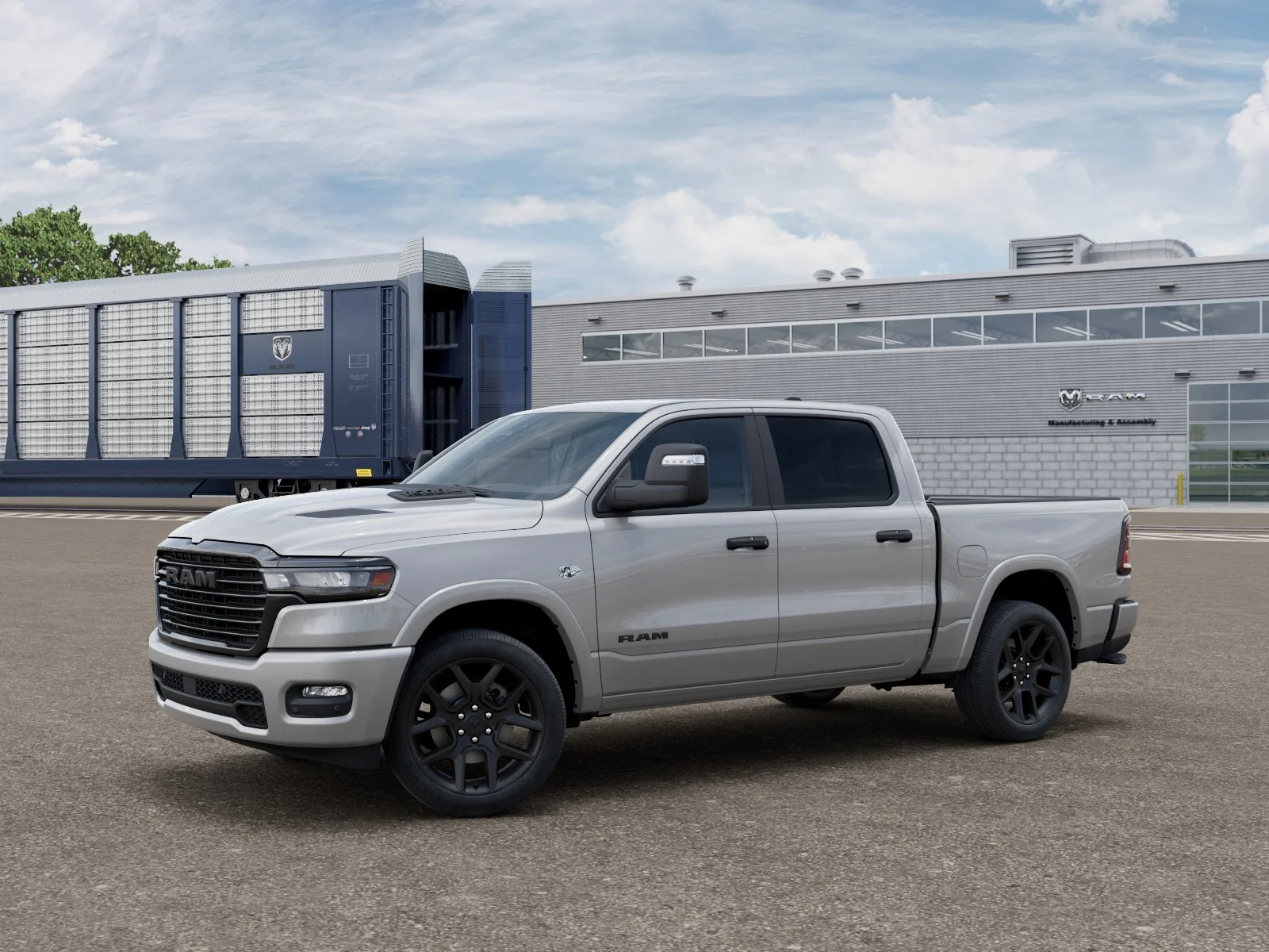 New 2026 Silver Zynith Exterior Paint RAM Laramie image 17
