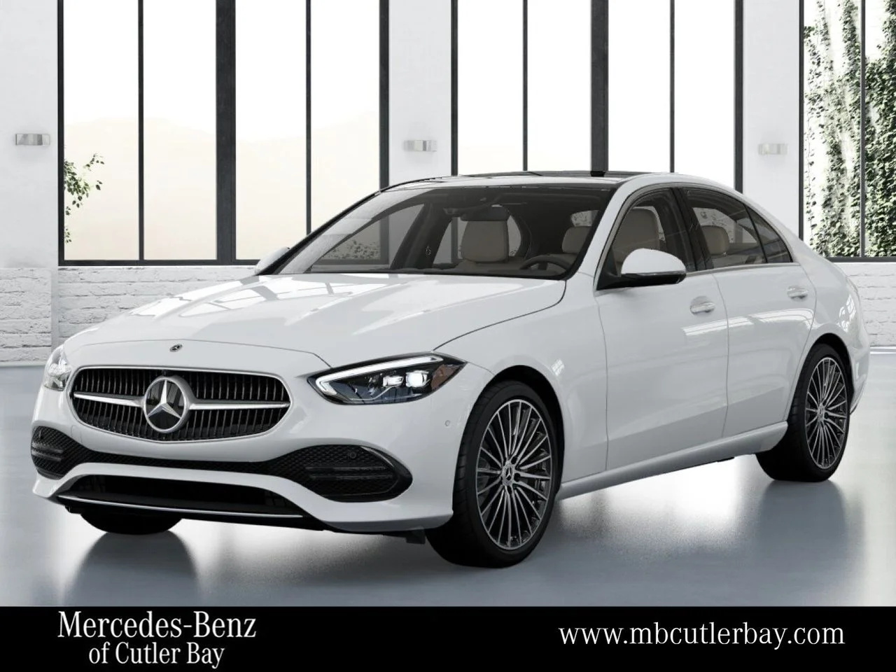 New 2026 Polar White Mercedes-Benz C 300 image 1