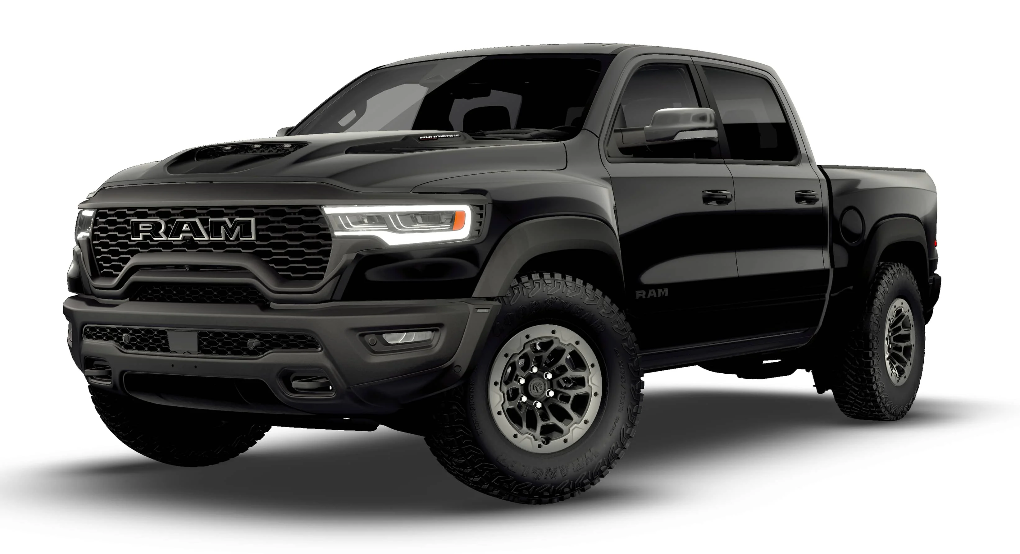 New 2026 Diamond Black Crystal Pearl-Coat Exterior Paint RAM RHO image 27