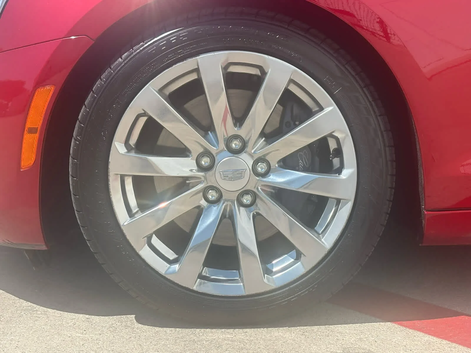 Used 2018 RED OBSESSION TINTCOAT Cadillac Luxury RWD image 8