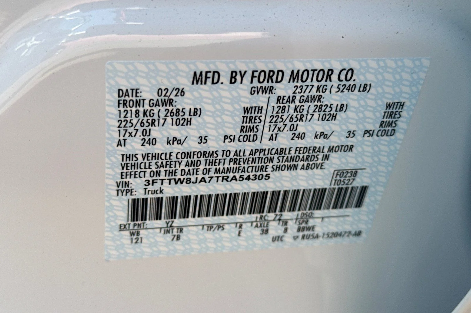 New 2026 Oxford White Ford XLT image 31