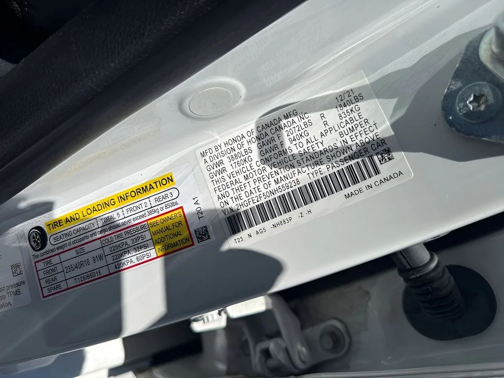 Used 2022 White Honda Sport image 31