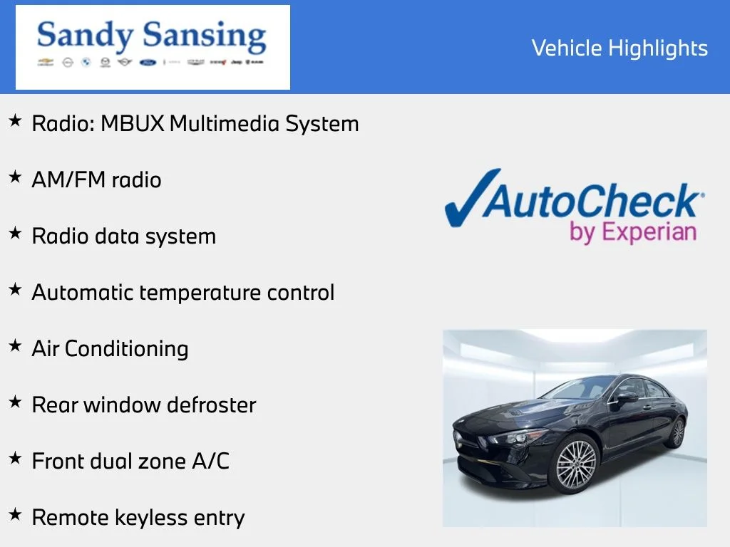 Used 2023 Black Mercedes-Benz CLA 250 image 8