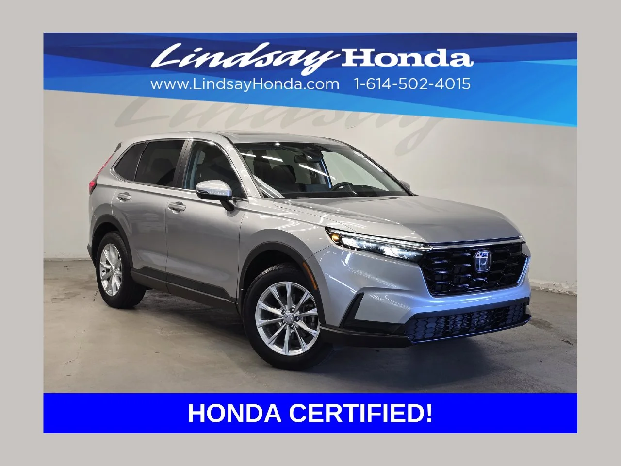 Certified Used 2024 Lunar Silver Metallic Honda EX image 1