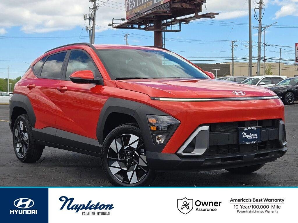 New 2025 Orange Hyundai SEL AWD image 1