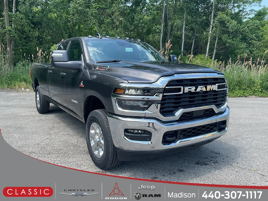 New 2026 Granite Crystal Metallic Clearcoat RAM Big Horn Crew Cab 4x4 8