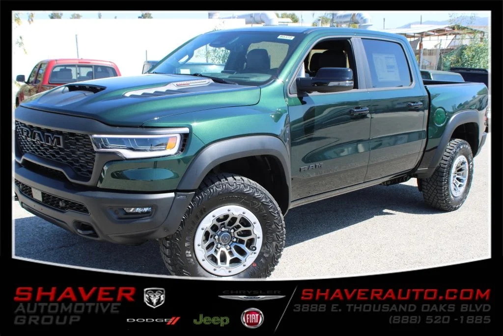 New 2026 Serrano-Green Metallic Exterior Paint Ram RHO image 1