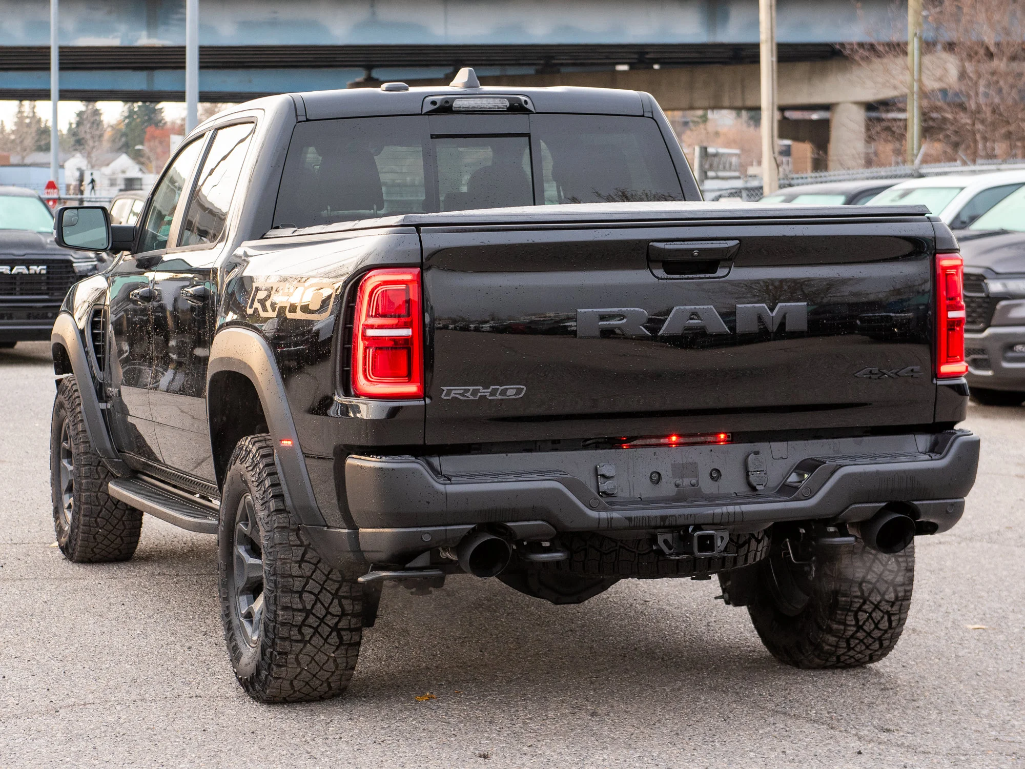 New 2026 Black RAM RHO* Crew Cab 4x4, 540HP, 35 Inch Tires, Massage Seats, Passenger Screen image 6