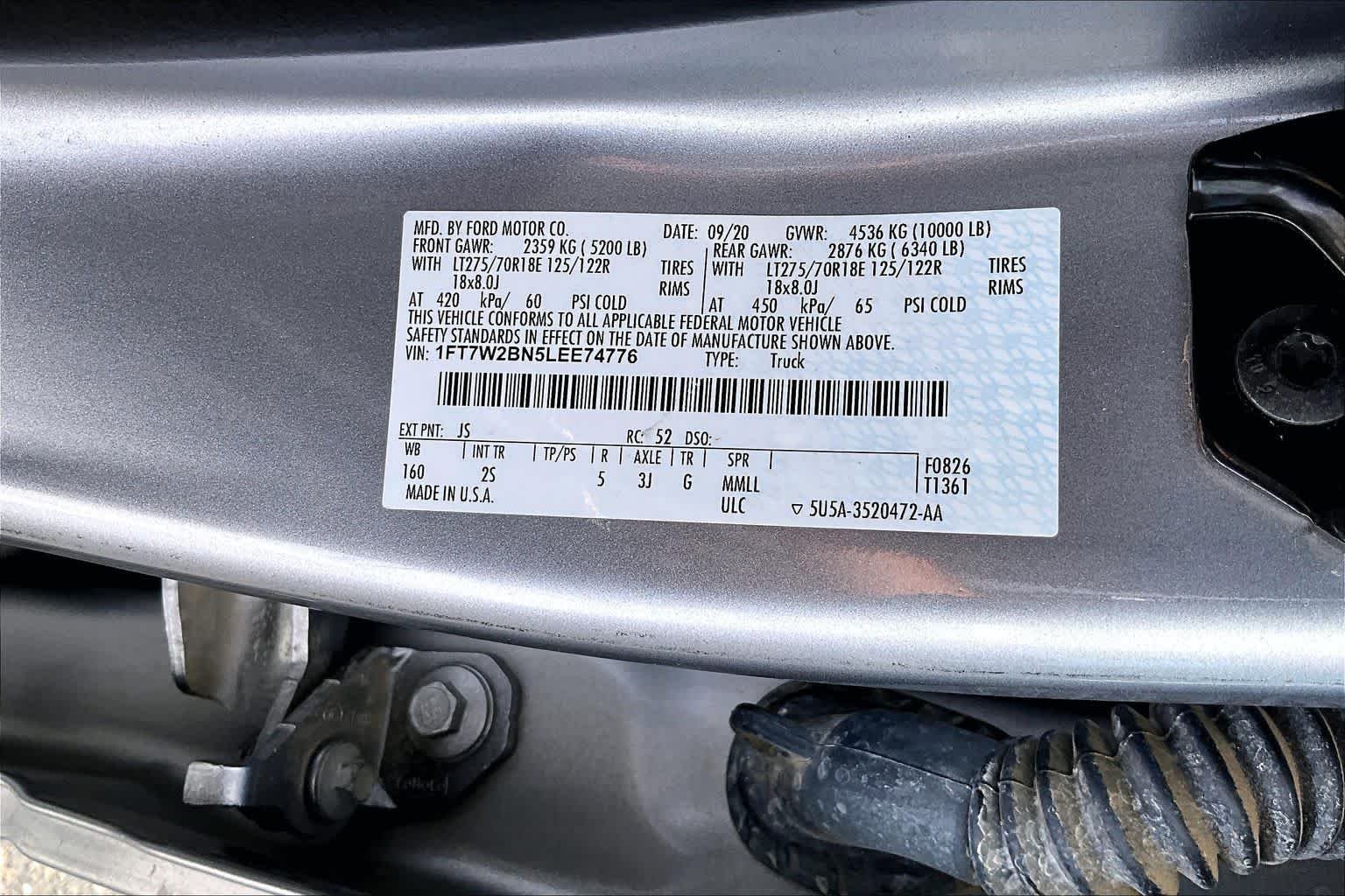Used 2020 Iconic Silver Ford XLT image 30