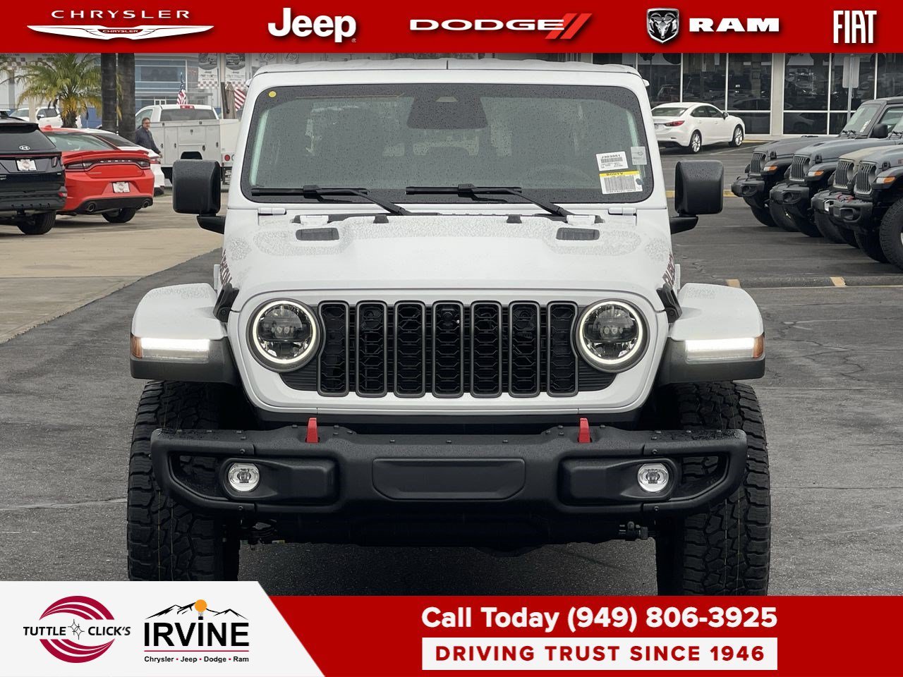 New 2026 Bright White Clearcoat Jeep Rubicon X image 2