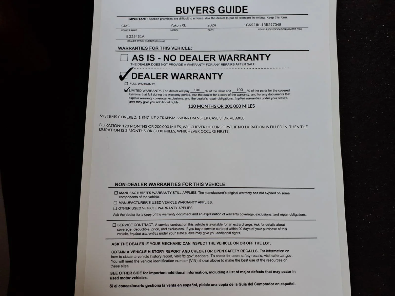 Used 2024 Onyx Black GMC Denali image 43