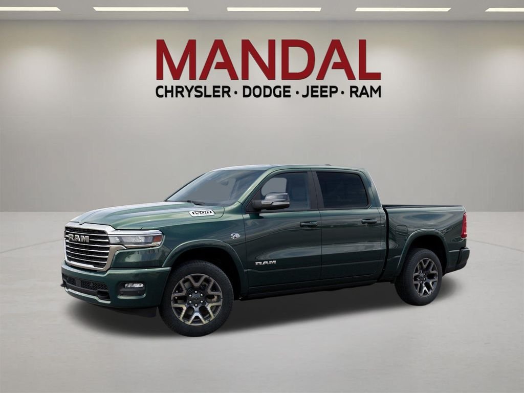 New 2026 Serrano-Green Metallic Exterior Paint RAM Laramie image 2