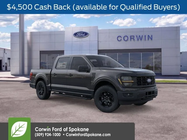 New 2026 Agate Black Metallic Ford STX image 1