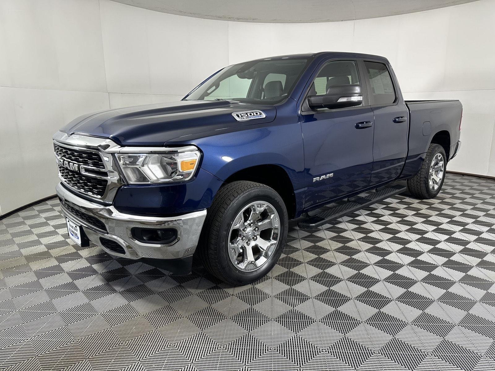 Used 2022 Patriot Blue Pearlcoat Ram Big Horn image 4