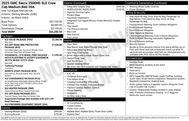 Used 2025 Silver GMC SLE image 7