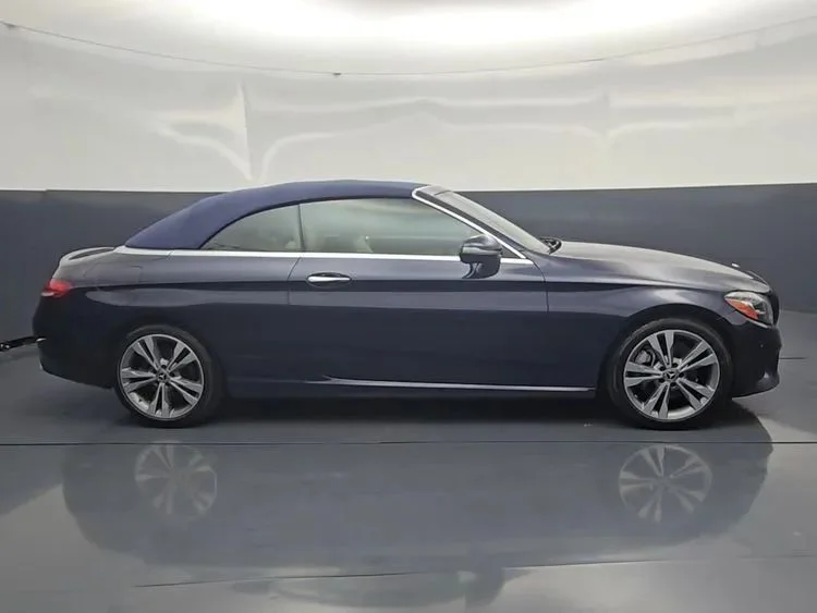 Used 2019 Blue Mercedes-Benz C 300 4MATIC® Cabriolet 2D image 17