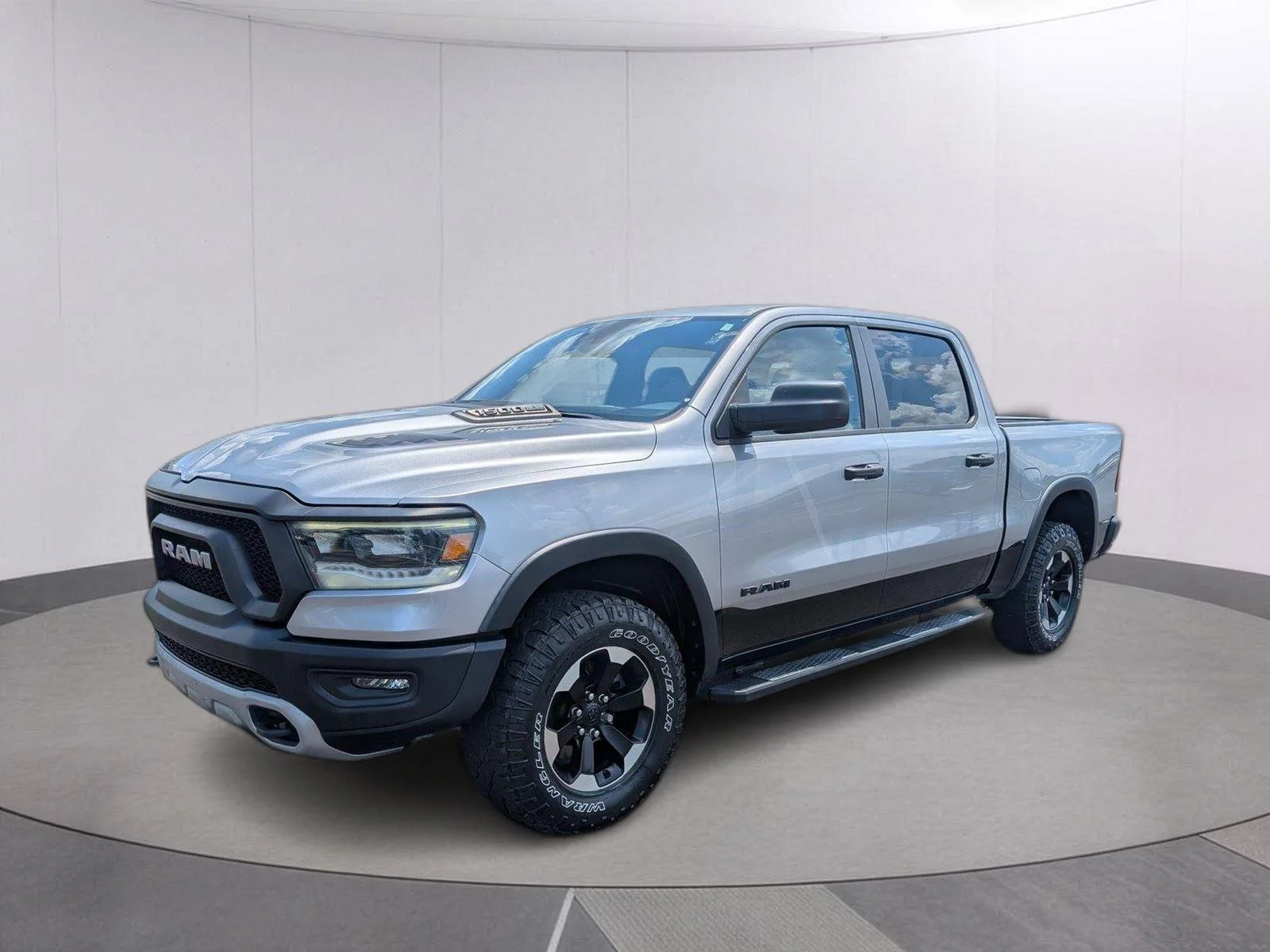 Used 2022 Billet Silver Metallic Clearcoat Ram Rebel image 1