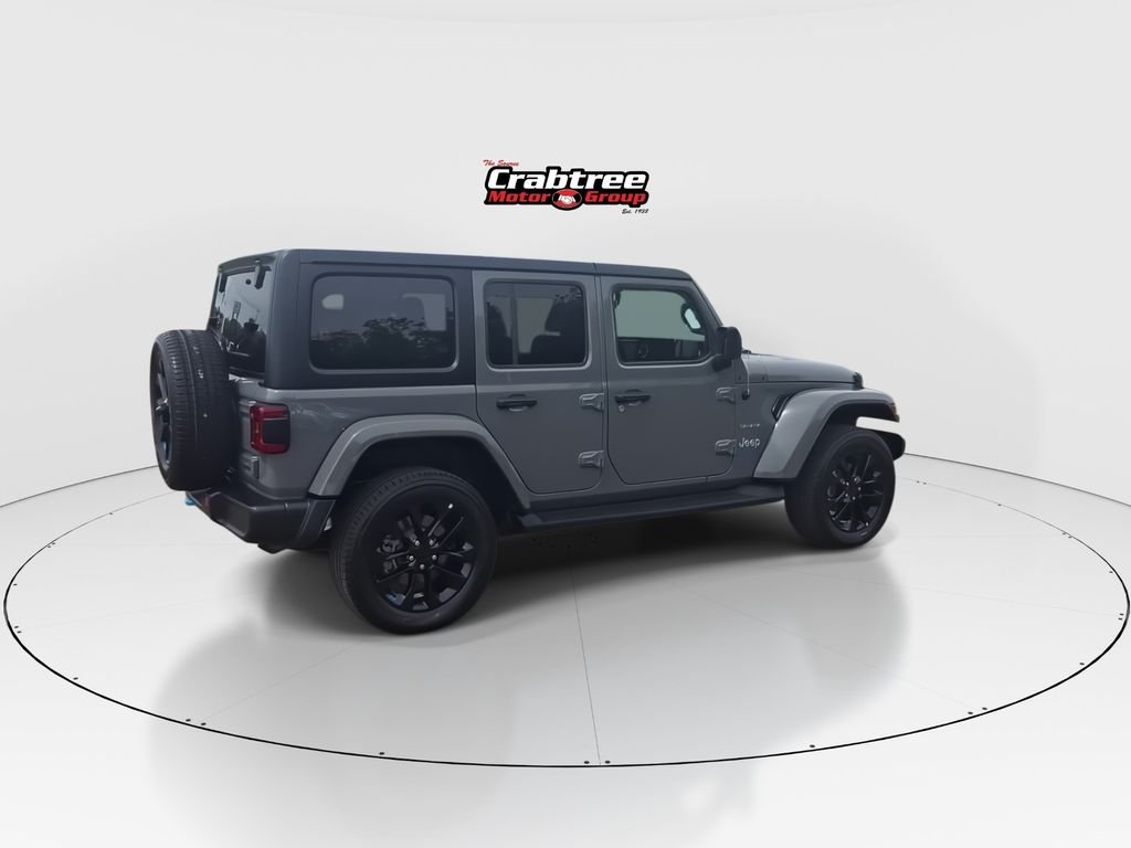 Used 2023 Gray Jeep Sahara 4xe image 8