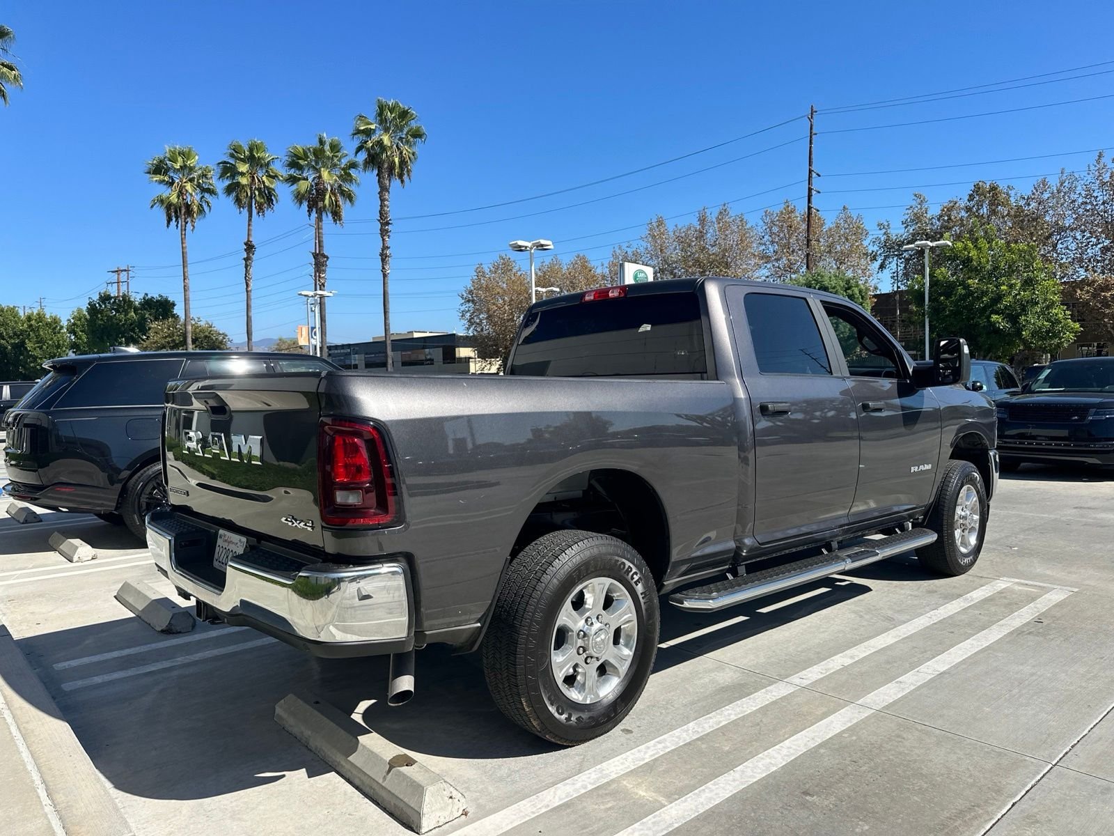 Used 2025 Granite Crystal Metallic Clearcoat Ram Big Horn image 3
