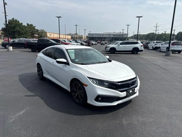 Certified Used 2019 White Honda Sport image 6