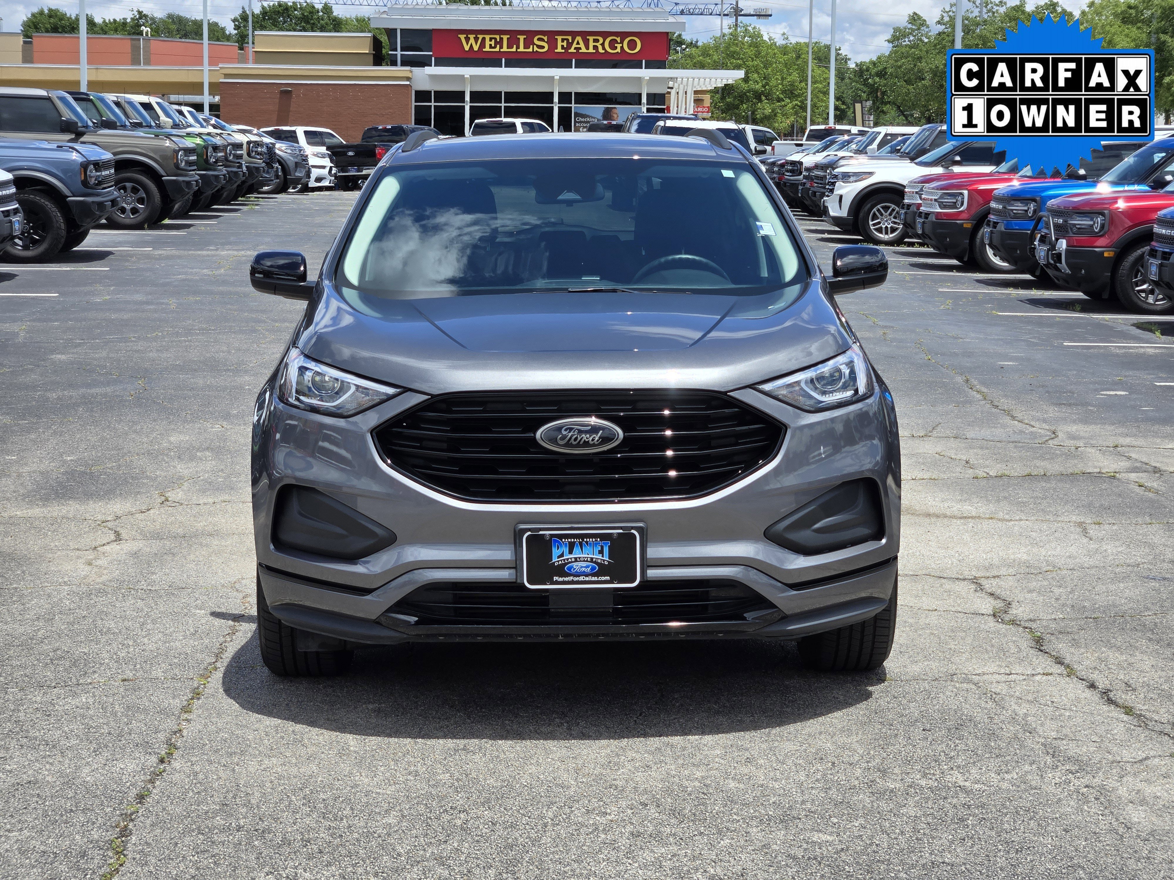 Certified Used 2023 Gray Metallic Ford SE image 2