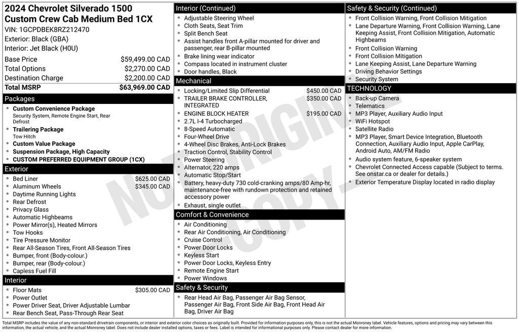 Used 2024 Black Chevrolet Custom image 26